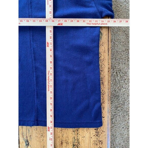 Vintage International Sportswear Blue Sweater Long Sleeve 2X Polyester - Picture 7 of 7